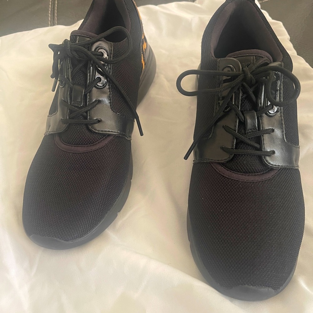 Michael Kors Women Sneakers Black/Leopard Design